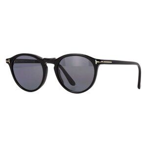 New TOM FORD Aurele Black Polarised Round FT0904/S 01D Sunglasses Women